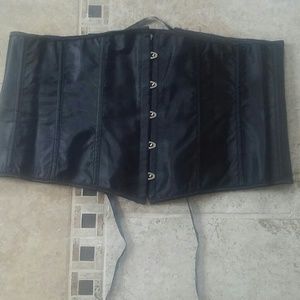 Satin plus size corset